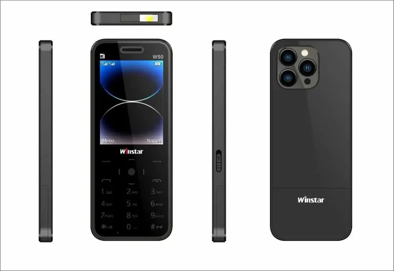 আই-ফোনের মত দেখতে | Winstar W50 |  4sim | 2.8 Display | Powerful Torch | 3000 Mah Fix Big Battery |1 Years Warranty