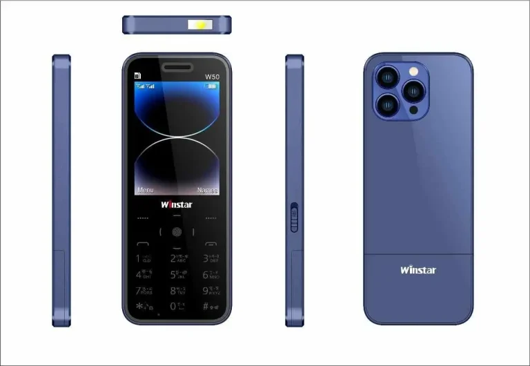 আই-ফোনের মত দেখতে | Winstar W50 |  4sim | 2.8 Display | Powerful Torch | 3000 Mah Fix Big Battery |1 Years Warranty