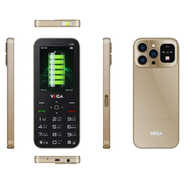Vega V26, দেখতে লাখ টাকার ফোনের মত, কোয়ালিটি দেখলে মাথা নষ্ট, এক বছরের ওয়ারেন্টি, 2500mah Battery, Auto Call Record.