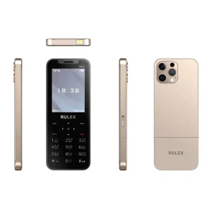 4 সিমের মোবাইল আইফোনের মত দেখতে, Rulex Rm23 Button Phone, 2500 Mah Battery, 1 Yead warranty.